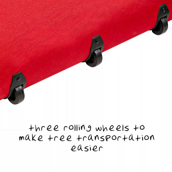 Christmas Tree Storage Bag•NIB•Rolling Heavy Duty Nylon Bag•2-Way Zip•Up to 10’ - Picture 8 of 10